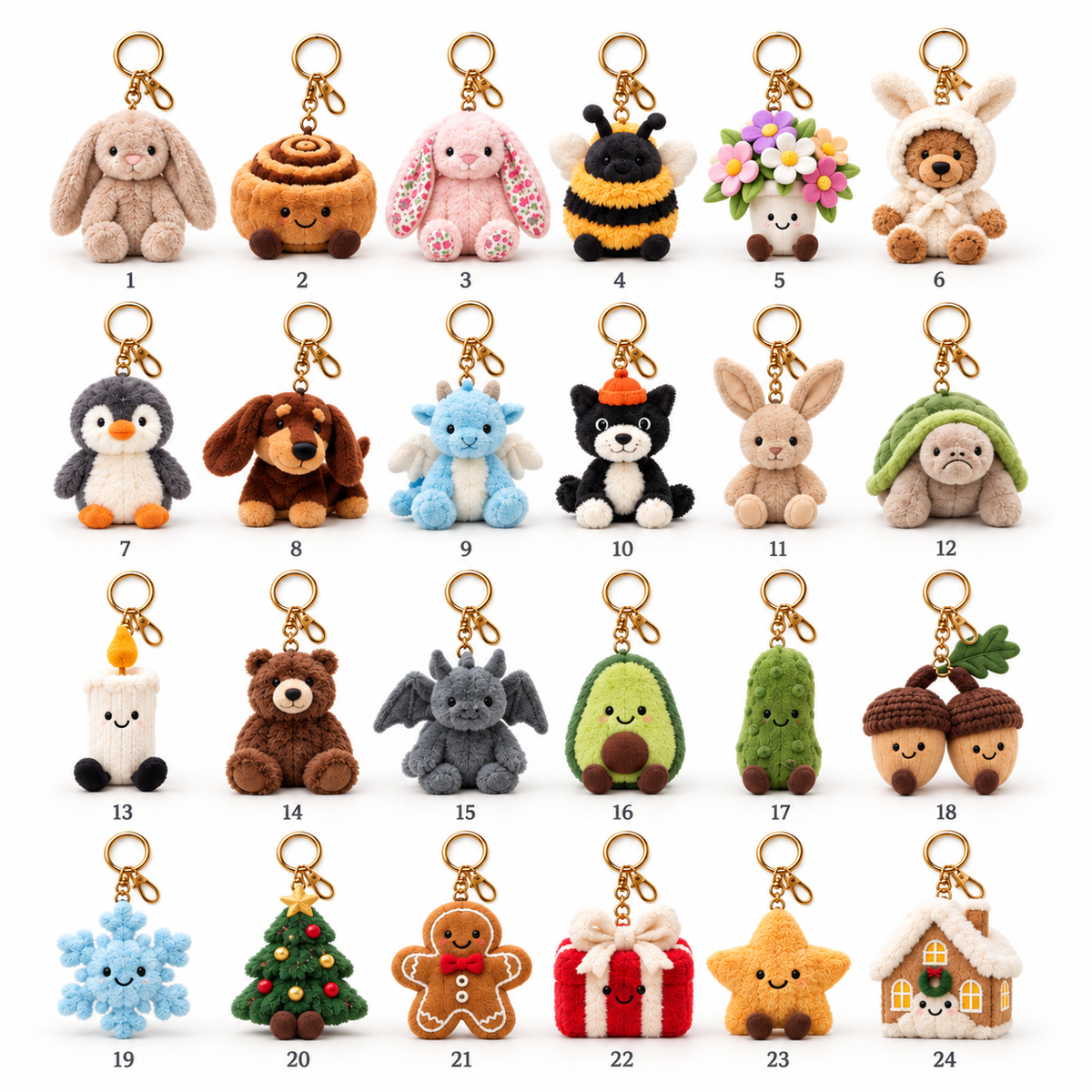 JellyAdvent™ 24-Day Plush Advent Calendar