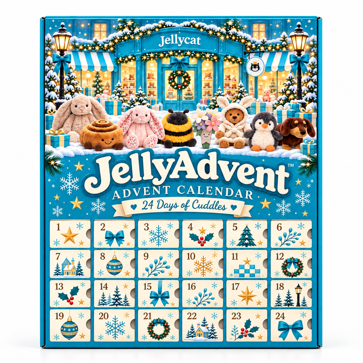 JellyAdvent™ 24-Day Plush Advent Calendar
